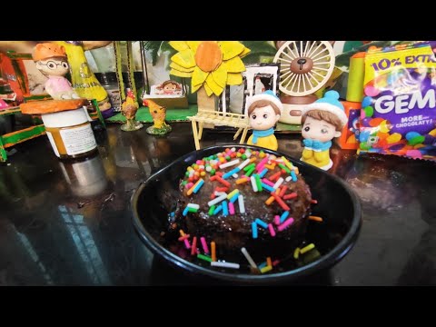 No Egg No Oven Chocolate Cake Recipe|चौकलेट केक पतीली में| बिना अन्डे का केक|#chocolatecake#minifood