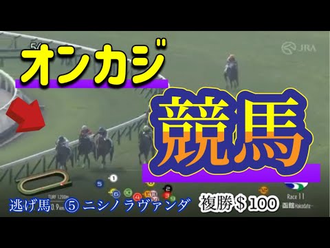 【ボンズカジノ】函館2歳Sオンカジで＄100勝負❗️