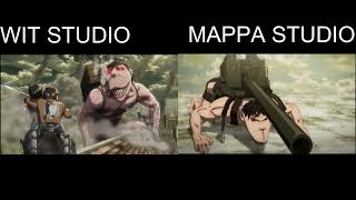 WIT VS MAPPA ATTACK ON TITAN