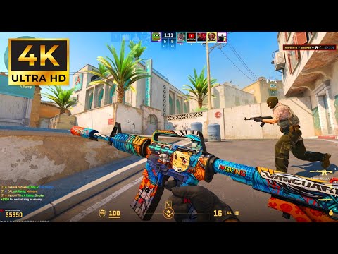 Counter Strike 2 Ranked Gameplay 4K (No Commentary)