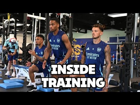 INSIDE TRAINING - Putting in the work 🏋️ 📍 Los Angeles - ARSENAL TRAINING TODAY