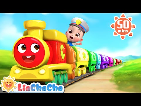 Toot Toot Little Train Song | Learn Colors for Babies | Kids Songs & Nursery Rhymes | LiaChaCha