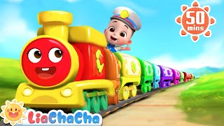 Toot Toot Little Train Song | Learn Colors for Babies | Kids Songs & Nursery Rhymes | LiaChaCha