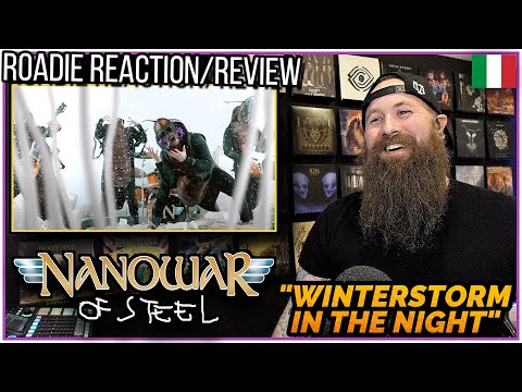 ROADIE REACTIONS | Nanowar of Steel - "Winterstorm in the Night" (feat. Madeleine Liljestam)