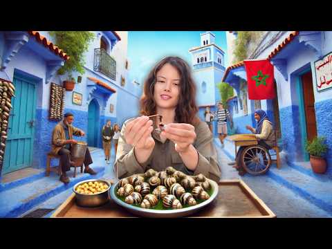 Je teste la street food à 1€ à Chefchaouen 🇲🇦 (MAROC)