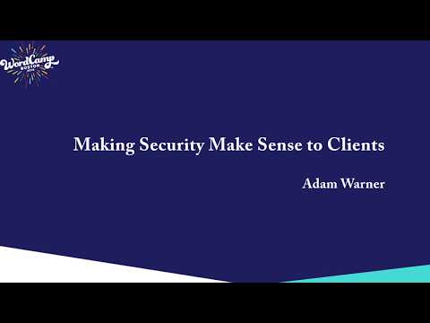 Making Security Make Sense to Clients