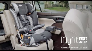 Chicco MyFit Zip Air Harness + Booster Car Seat