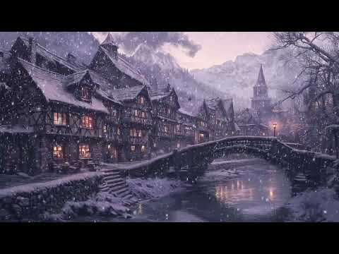 Winter in a Medieval Village ❄️ Peaceful Celtic Music for Relaxation and Reflection