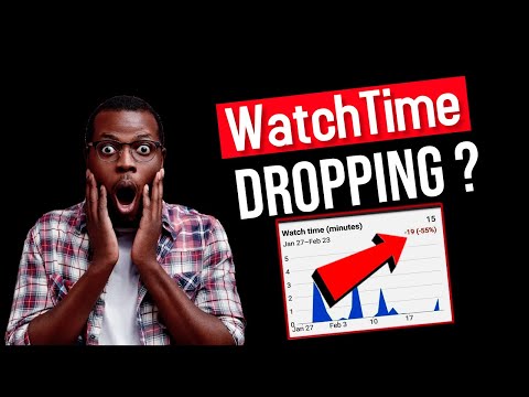 My watch time on youtube is decreasing - Why my watch hours decrease in youtube - watchtime decrease