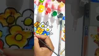 Flower Bouquet Drawing for kids #drawingtutorial#drawinglessonsforkids #flowerbouquet#viralshorts