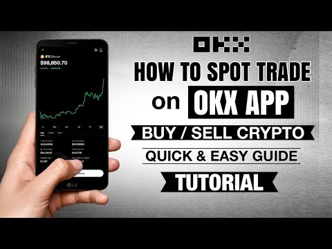 How to Spot TRADE on OKX App | Buy/ Sell Crypto | Tutorial for Beginners