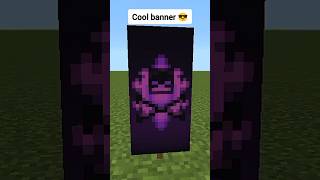 Cool 😎 banner design in Minecraft #shorts #banner #minecraft