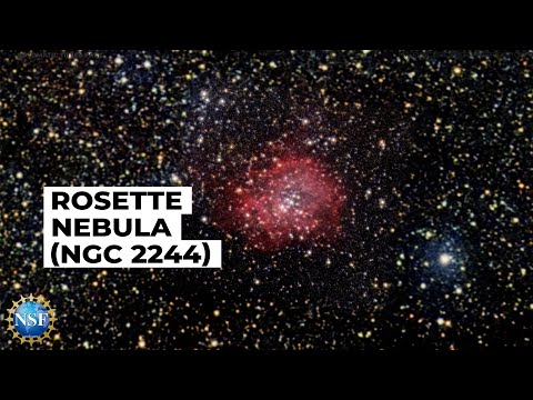 Zooming into the Rosette Nebula