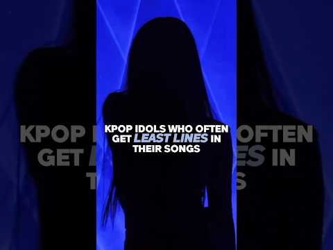 Kpop Idols Who Often Get Least Lines In Their songs #shorts #trend #jisoo #apt #sakura #shuhua #yuna