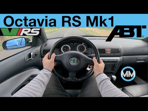 Skoda Octavia Mk1 RS ABT (154 kW) POV Test Drive + Acceleration 0-200 km/h