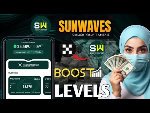 Sunwaves New App 🔥- $200 Claim  | Ice Network New Mining Today | Sunwaves Mining App