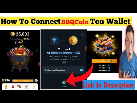 How To Connect Ton Wallet To BBQcoin || BBQcoin New Update Today