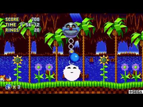 Sonic mania green hill zone 1 playthrough no commentary