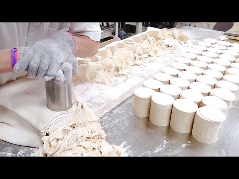 Taiwan Dumpling Factory! Making Dumpling Wrapper ,Handmade Dumpling / 水餃工廠直擊！大量水餃皮製作,手工現包水餃