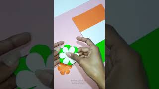 Republic Day Card Making Ideas | Republic Day Craft With Paper | Republic Day Greeting Card #shorts