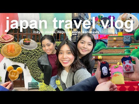 Japan Travel VLOG 2023 ✈️ Tokyo, Nagoya, Osaka, Kobe, Kanazawa