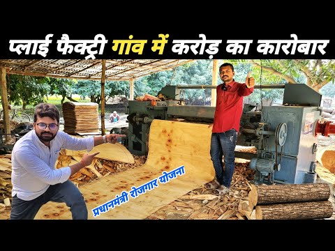 सरकारी नौकरी की तैयारी छोड़ शुरू की प्लाई फैक्ट्री | Plywood manufacturing