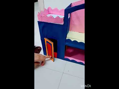 DIY doll house 🏠 #shortsyoutube #house #viralshorts