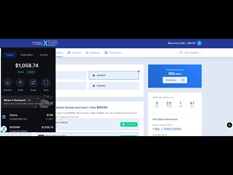 How To Withdraw WENXRP Airdrop to Phantom Wallet