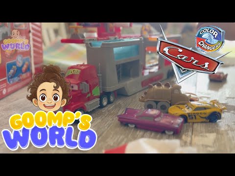 Checking Out Disney Cars Color Changers Mack Truck  Toys McQueen Flo | Goomp's World