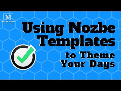 Using Nozbe Templates to Theme Your Days