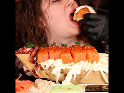 OMG! This Sushi Platter is AMAZING! would you eat this ? #shorts