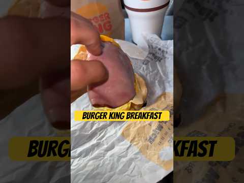 reviewing Burger King’s breakfast!🤔 @BURGERKING #shorts #foodie #fastfood