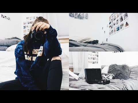 REDECORATING + CLEANING MY ROOM (SPED UP)