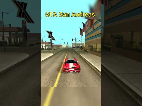 3D RAMP CAR STUNT GTA SAN ANDREAS PT 2 #gtasanandreas #shorts