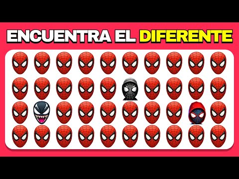 ¡Encuentra el Emoji Diferente! | Quiz Marvel Spider-Man 2 🕷️🦸‍♂️🕸️