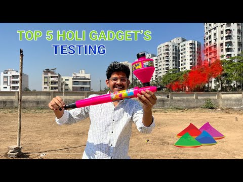 Testing Top 5 Holi Gadgets 2023