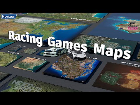 Racing Games Map Size Comparisoin