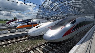 瘋狂運輸2 新幹線、中國高鐵、台灣高鐵、KTX、Thalys 競速 Transport Fever 2 High Speed Rail Racing