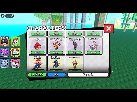 Find the Game Characters - All 95 Characters (Roblox)