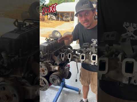 Jeep 4.0 Intake Install Trick!! #jeep #mechanic #Engine #jeepxj