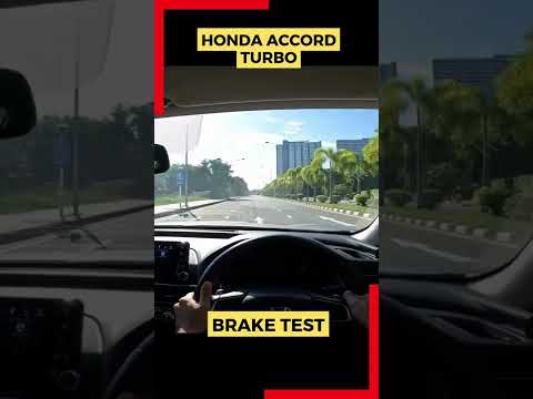 Brake Test | Honda Accord 2022 Sport