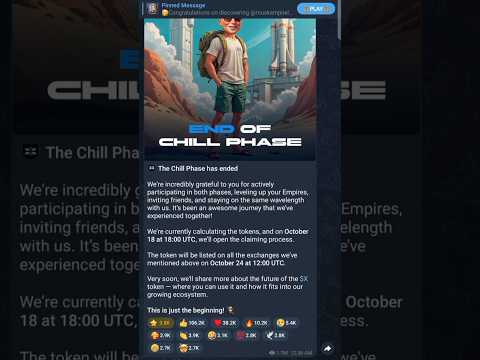 XEmpire Details today | Chill phase End | Token Distribute Hogaye | kitna Mila Muje Musk Empire