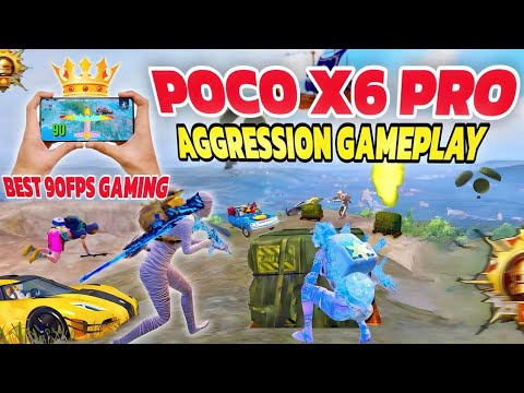 Poco x6 pro 🔥 best 90fps gaming🥵 aggressive gameplay 🔥