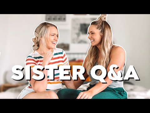 Sister Q&A + Haircut at Home - Kayley Melissa