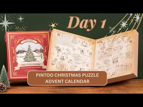 DAY 1 - Pintoo Christmas Puzzle Advent Calendar #adventcalendar2023 #puzzle #jigsawpuzzle