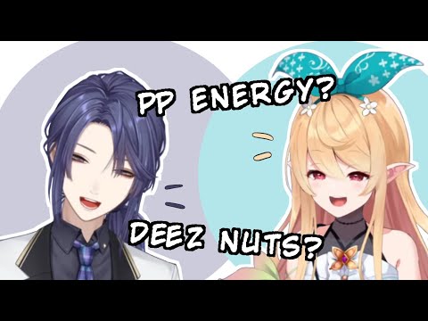 Pomu教長尾景PP Energy跟Deez nuts的意思，但好像跟所想的不太一樣...？【Pomu Rainpuff / 長尾 景 || NIJISANJI 中字】