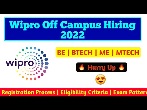 Wipro NLTH Hiring Starts || 2020,2021,2022 Batches || Chandan Patel