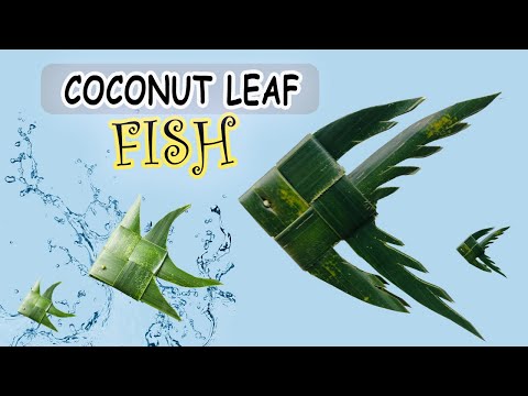 How To Make coconut Leaf Fish | Coconut Leaf Craft | Coconut Leaves Fish | Palm Leaf Fish.