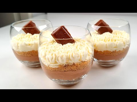 Incredible chocolate mousse dessert cups - rich and creamy