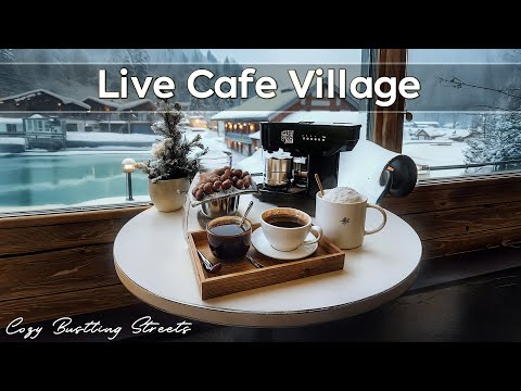 Live Cafe Village ~ Immerse Cozy Bustling & Sweet Jazz on Streets in this Winter Holidays 🪔❄️